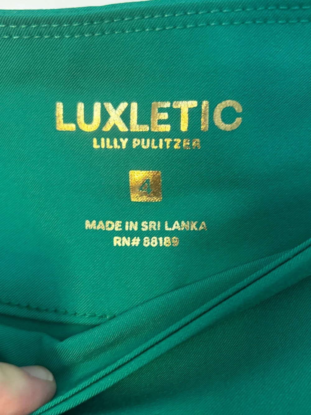 Lilly Pulitzer Green Corso Pants size 4 - Picture 5 of 5